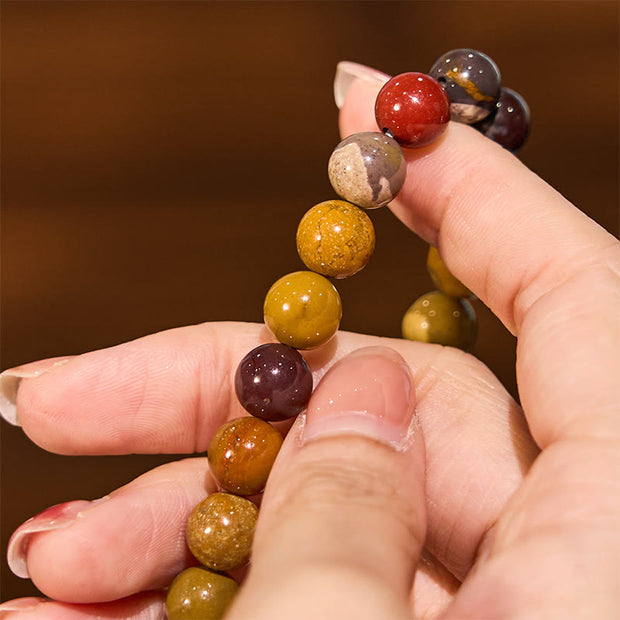 Buddha Stone Mookaite Emotional Growth Bracelet