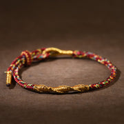 FREE Today: Luck Strength Handmade Chinese Zodiac Natal Buddha Braided Rope Bracelet