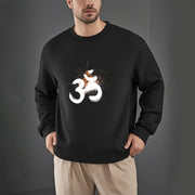 Buddha Stones OM Design Fleece Lined Polyester Sweatshirt