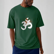 Buddha Stones OM Sanskrit Design Cotton Tee T-shirt