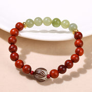 FREE Today: Warmth Cure Natural Rosewood Cyan Jade Bodhi Seed Lotus Bracelet