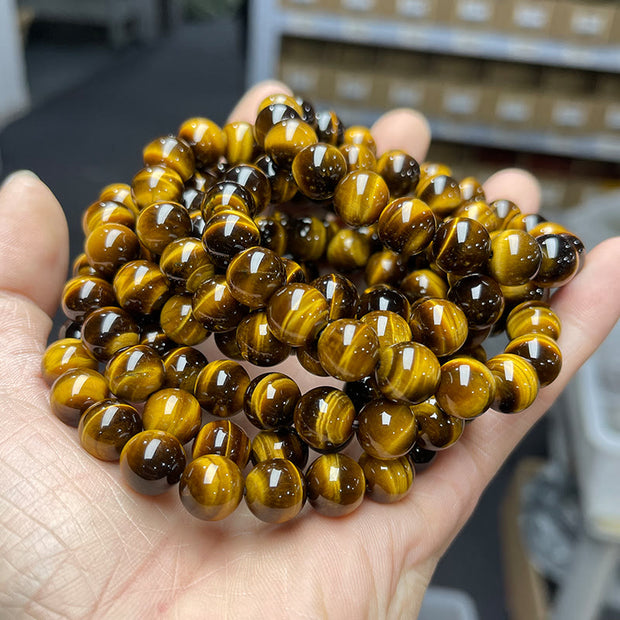 Buddha Stones Tiger Eye Strength Bracelet