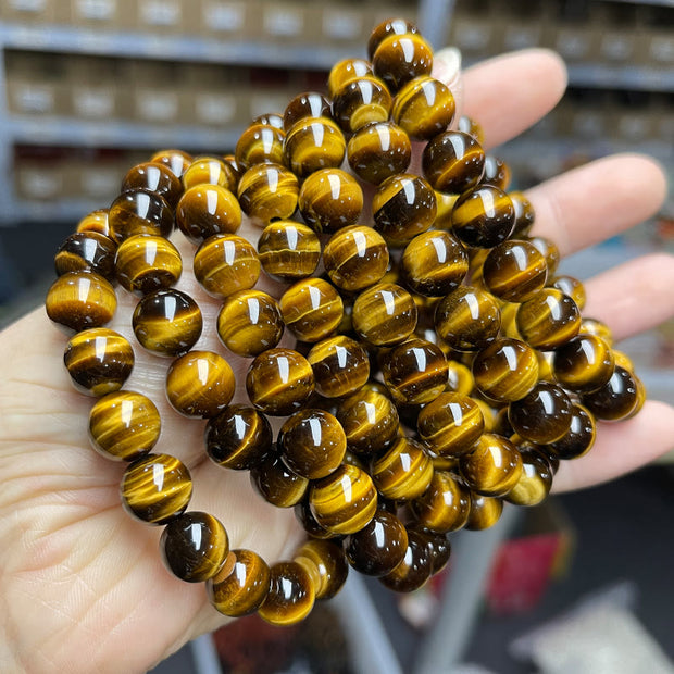 Buddha Stones Tiger Eye Strength Bracelet