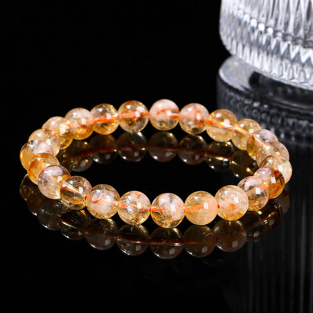 FREE Today: Happiness and Prosperity Natural Citrine Snowflake Crystal Bracelet FREE FREE 6