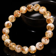 FREE Today: Happiness and Prosperity Natural Citrine Snowflake Crystal Bracelet FREE FREE 13