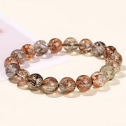 Buddha Stones Natural Super Seven Crystal Positive Growth Bracelet Bracelet BS Super Seven Crystal-12mm(Wrist Circumference: 17-17.5cm)