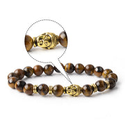 FREE Today: Protection Strength Blue Green Red Tiger Eye Buddha Head Bracelet FREE FREE 54