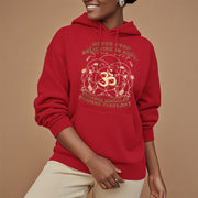 Buddha Stones Never Stop Believing In Hope Om Lotus Design Fleece Lined Hoodie