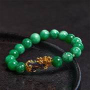 Buddha Stones FengShui PiXiu Jade Protection Bracelet