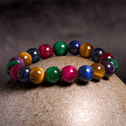 Buddha Stones Tiger Eye Resolve Courage Bracelet