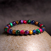 Buddha Stones Tiger Eye Resolve Courage Bracelet