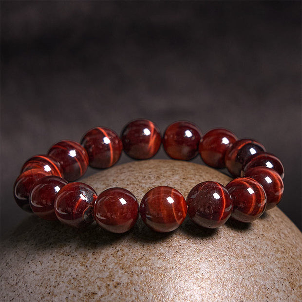 Buddha Stones Natural Tiger Eye Healing Bead Bracelet