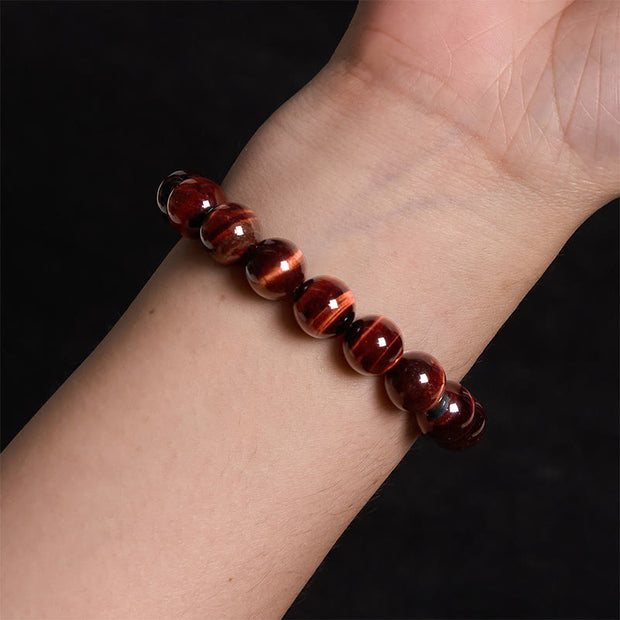 Buddha Stones Natural Tiger Eye Healing Bead Bracelet