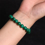 Buddha Stones Natural Malachite Protection Calmness Bracelet