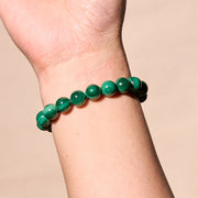 Buddha Stones Natural Malachite Protection Calmness Bracelet