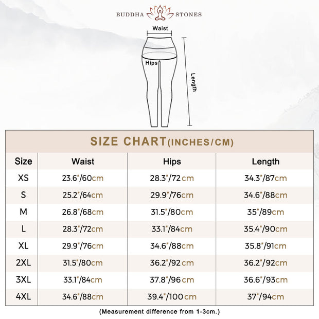 Buddha Stones PiXiu Clouds Pattern Gym Leggings Women's Yoga Pants Leggings BS 7