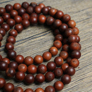 Buddha Stones 108 Mala Beads Lightning Struck Jujube Wood The Golden Light Mantra Protection Bracelet