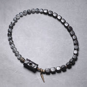 Buddha Stones Ebony Wood Black Rutilated Quartz Copper Brass Double Wrap Balance Bracelet (Extra 30% Off | USE CODE: FS30) - image 10