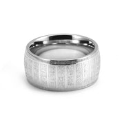 Buddha Stones Chinese Characters Engraved Pattern Titanium Steel Balance Ring Ring BS 7