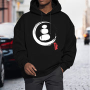 Buddha Stones Zen Circles Fleece Lined Hoodie