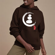 Buddha Stones Zen Circles Fleece Lined Hoodie