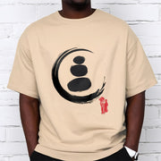 Buddha Stones Zen Circles Cotton Tee T-shirt T-Shirts BS 6