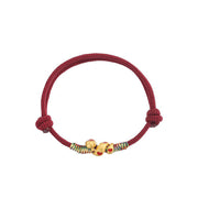 Buddha Stones Red String Copper Alloy Love Year Of The Snake Protection Braided Bracelet Bracelet BS 9