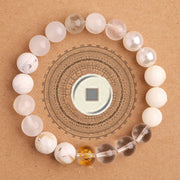 Buddha Stones Five Elements Various Agate Balance Luck Bracelet