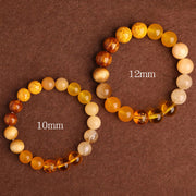 Buddha Stones Five Elements Various Agate Balance Luck Bracelet Bracelet BS 43