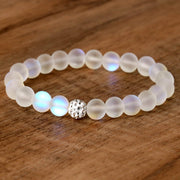 Buddha Stones Glitter Stone Zircon Healing Bracelet