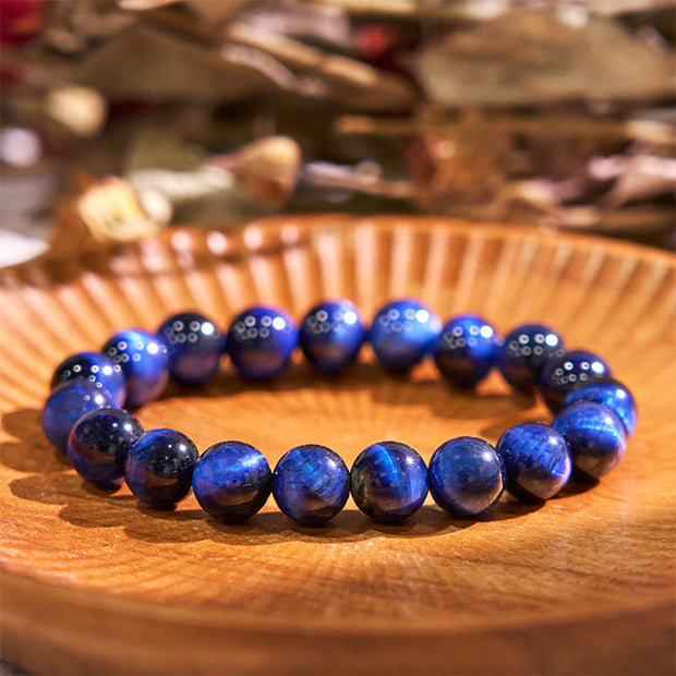 Buddha Stones Blue Tiger Eye Balance Bracelet