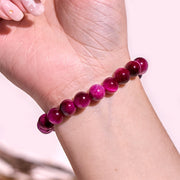 Buddha Stones Red Tiger Eye Calm Bracelet