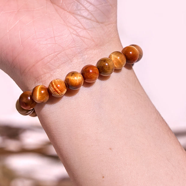 Buddha Stones Tiger Eye Strength Bracelet