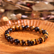 Buddha Stones Tiger Eye Strength Bracelet