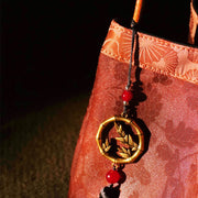 Buddha Stones Plum Flower Bamboo Branches Embroidery Tassel Xiangyunsha Silk Shoulder Bag Hangbags Shoudler Bag&Handbags BS 17