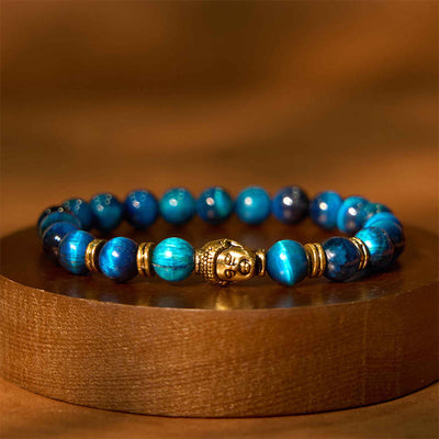 FREE Today: Protection Strength Blue Green Red Tiger Eye Buddha Head Bracelet FREE FREE Lake Bule Tiger Eye Gold(Wrist Circumference: 15-17cm)