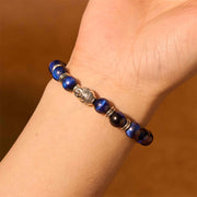 FREE Today: Protection Strength Blue Green Red Tiger Eye Buddha Head Bracelet FREE FREE 44