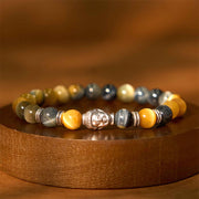 FREE Today: Protection Strength Blue Green Red Tiger Eye Buddha Head Bracelet FREE FREE Beige Tiger Eye(Wrist Circumference: 15-17cm)