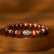 FREE Today: Protection Strength Blue Green Red Tiger Eye Buddha Head Bracelet FREE FREE Red Tiger Eye(Wrist Circumference: 15-17cm)