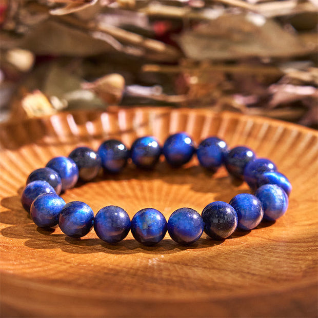 Buddha Stones Blue Tiger Eye Protection Bracelet