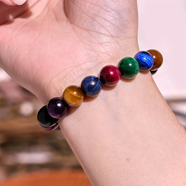 Buddha Stones Tiger Eye Resolve Courage Bracelet