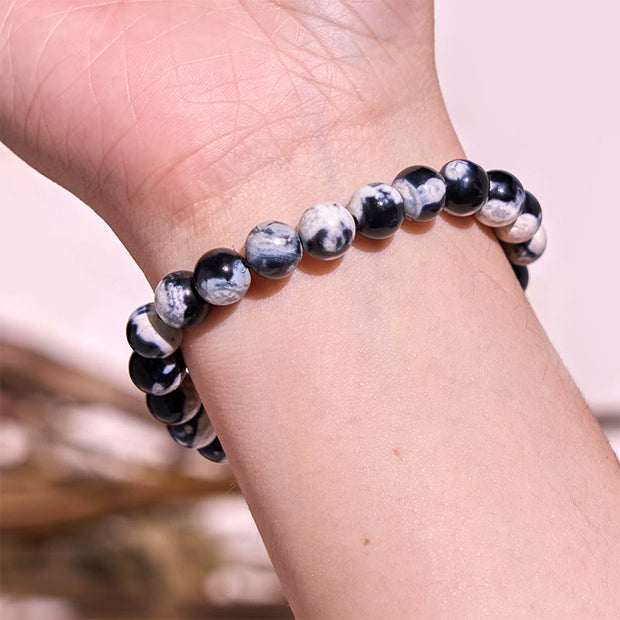 Buddha Stone Orca Agate Protection Bracelet