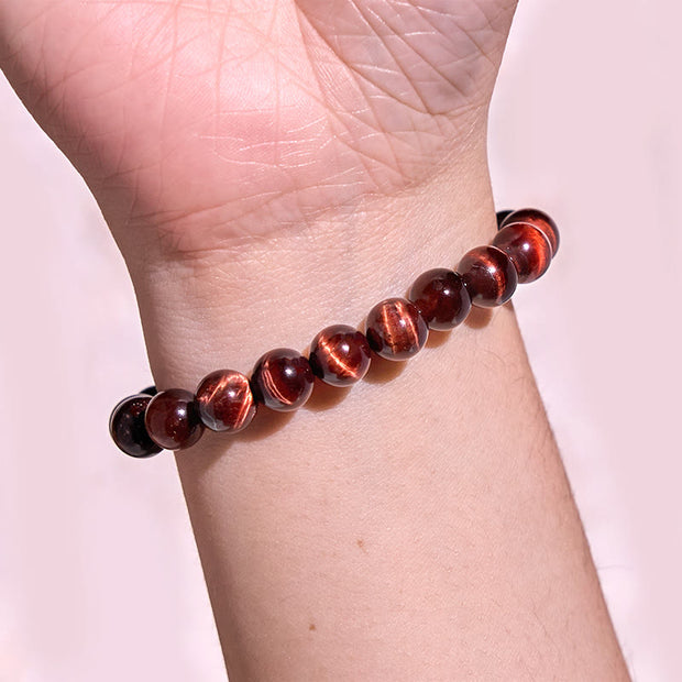 Buddha Stones Natural Tiger Eye Healing Bead Bracelet