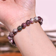 Buddha Stone Plum Blossom Tourmaline Balance Bracelet