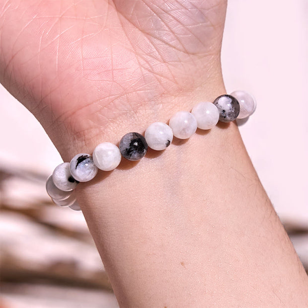 Buddha Stone Rainbow Moonstone Harmony Bracelet