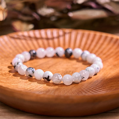 Buddha Stone Rainbow Moonstone Harmony Bracelet