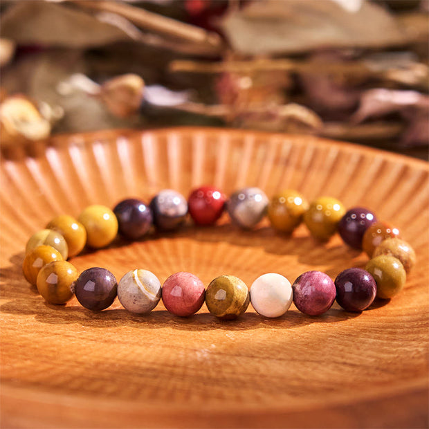 Buddha Stone Mookaite Emotional Growth Bracelet