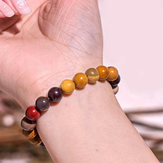 Buddha Stone Mookaite Emotional Growth Bracelet