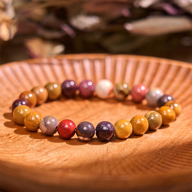 Buddha Stone Mookaite Emotional Growth Bracelet