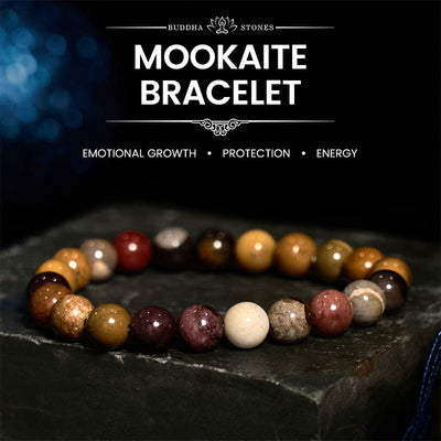 Buddha Stone Mookaite Emotional Growth Bracelet